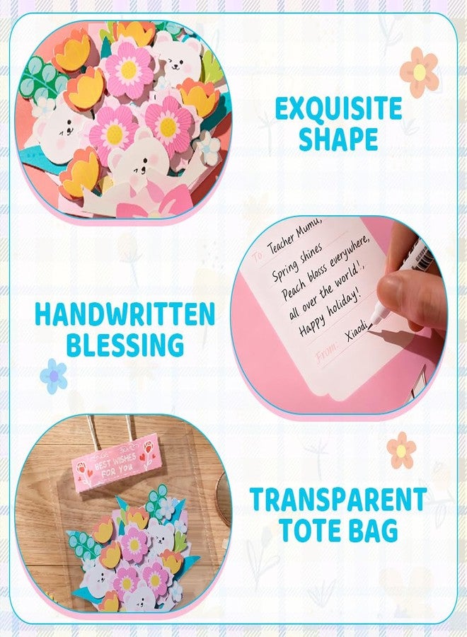 OFIFO® DIY Paper Bouquet Greeting Card Kit, Handmade 3D Flower Thank You Gift Card for Birthdays, Anniversaries, Festivals, and Special Occasions, 6x8 Inch - Image 5